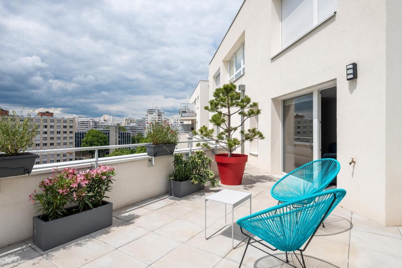 Appartement De Standing Avec Grande Terrasse Villeurbanne Exterior foto